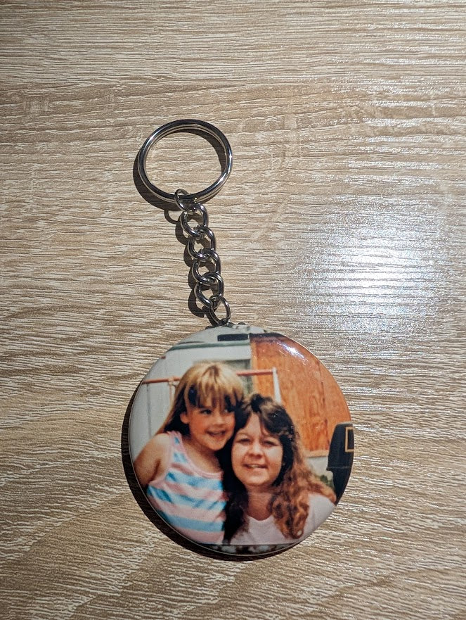 Round Photo Keychains - 2.25"