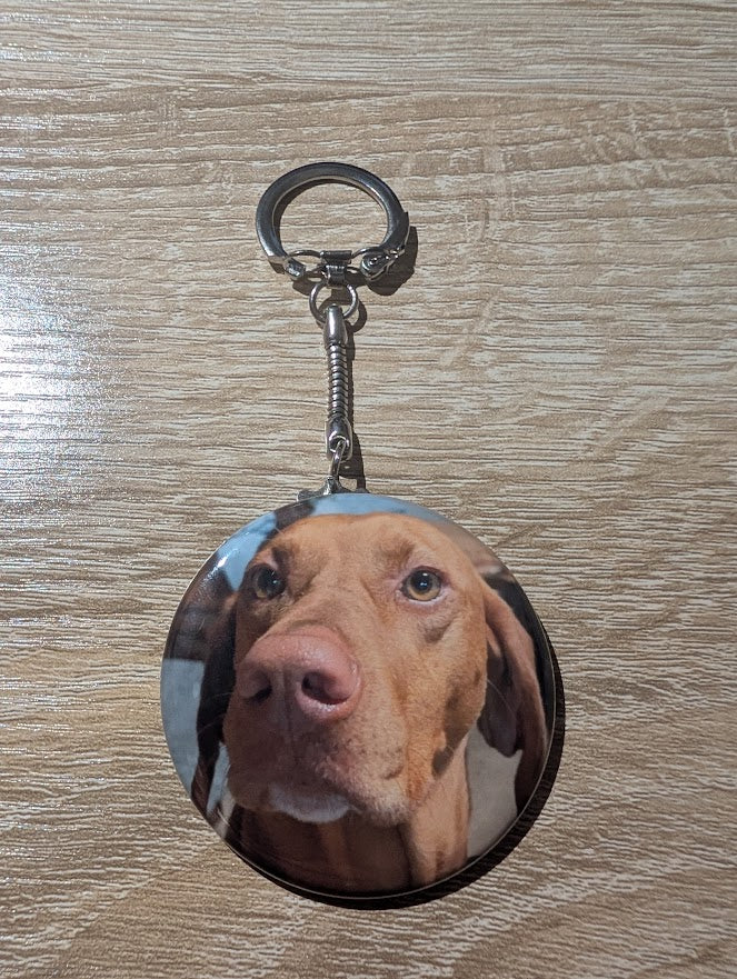 Round Photo Keychains - 2.25"